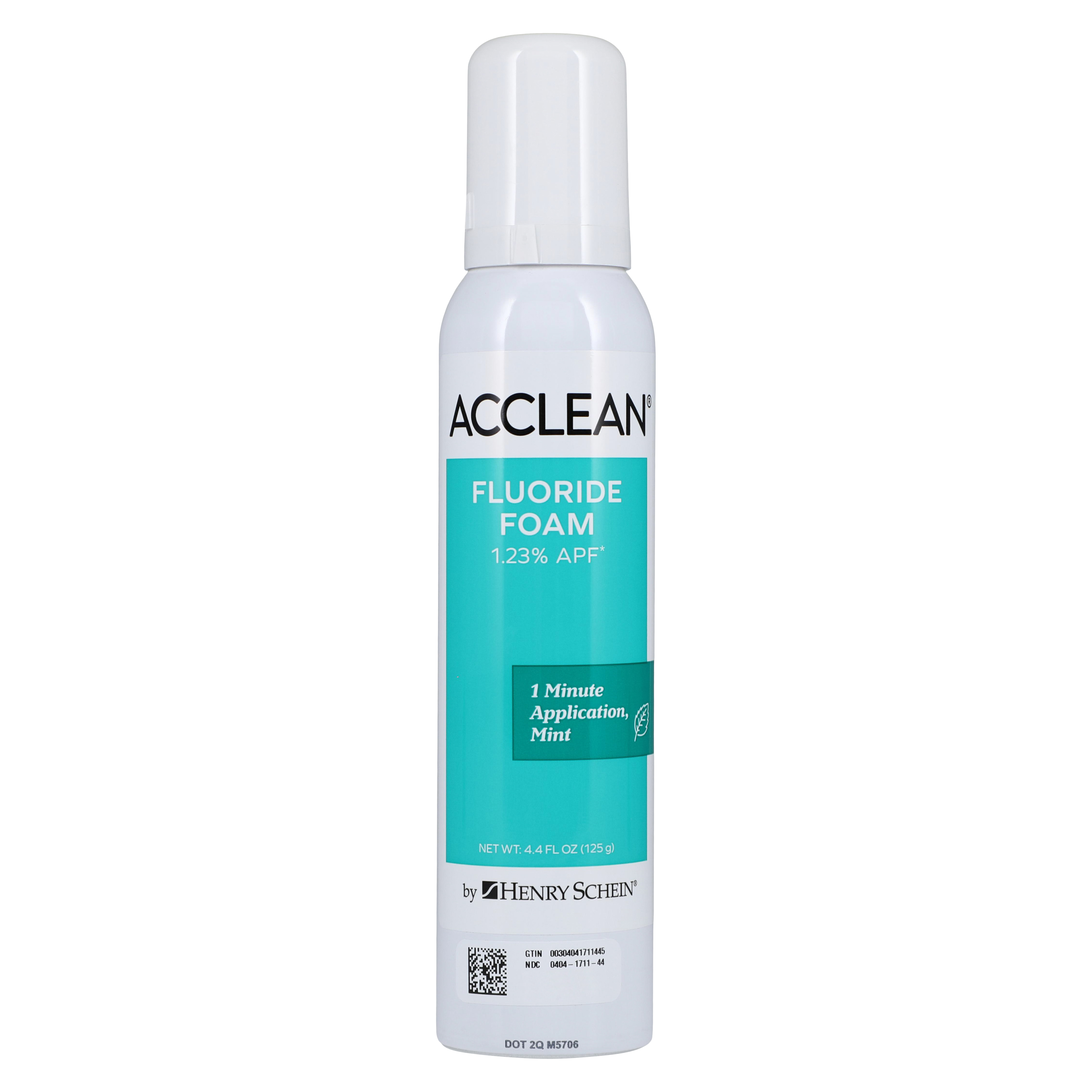 Acclean Fluoride Foam 1.23% APF Mint 4.4oz/Bt